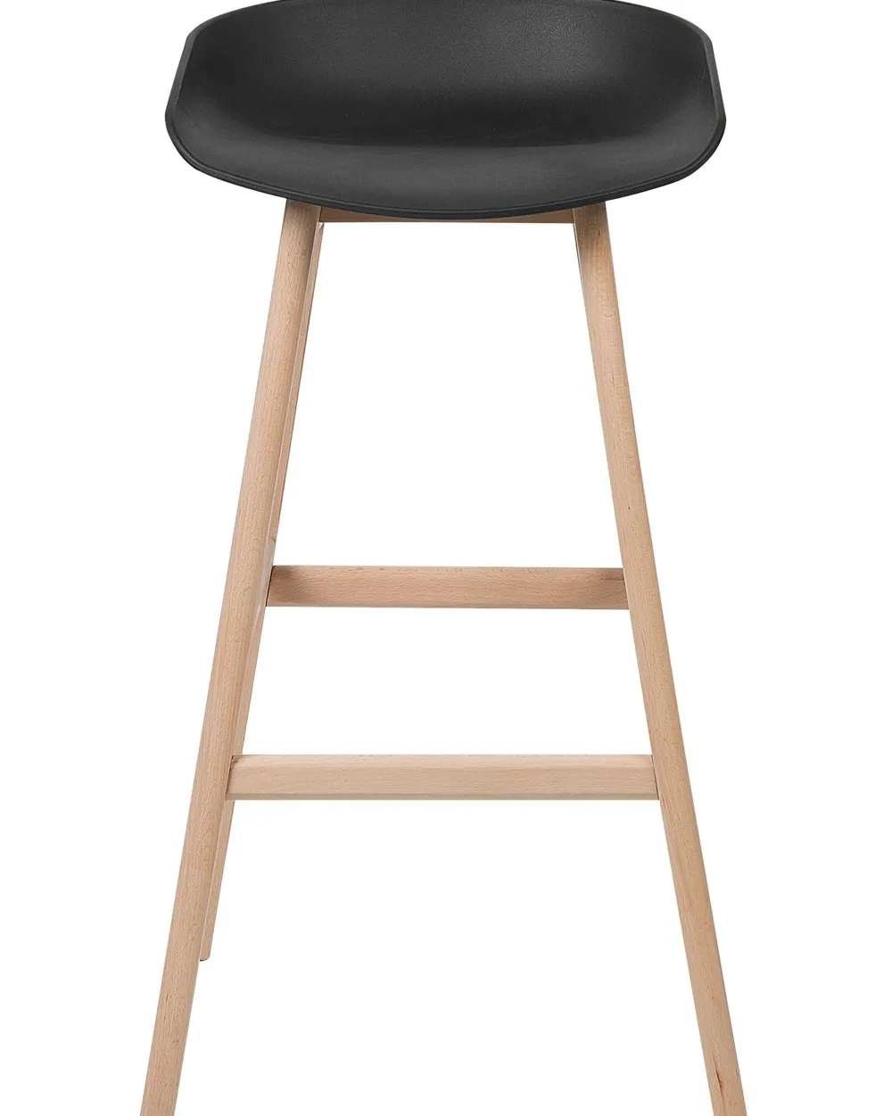 Store Beliani Baarituoli Muovi Musta 2 Kpl Micco