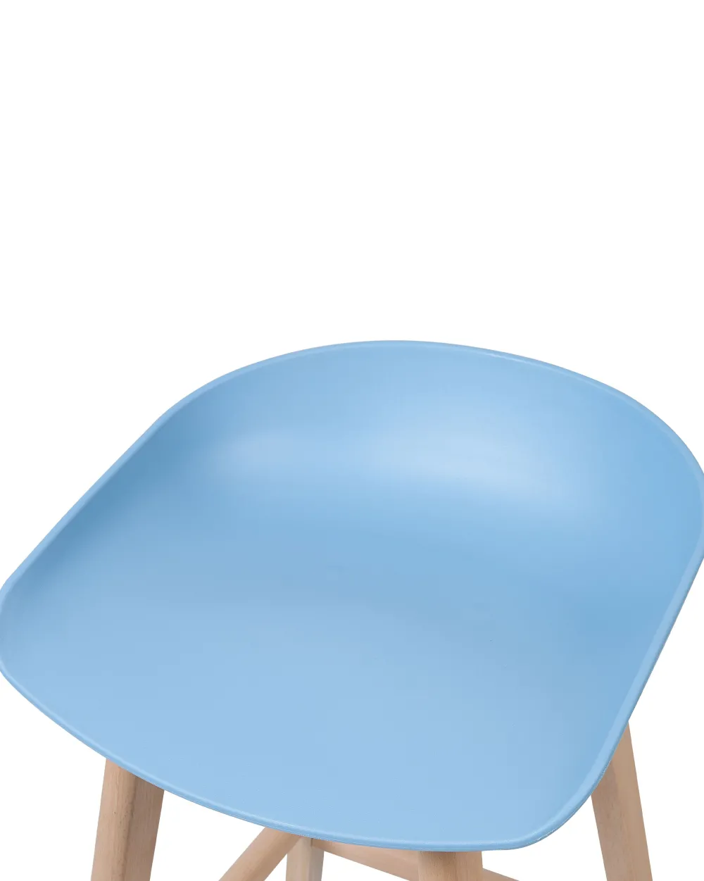 Tuolit<Beliani Baarituoli Muovi Vaaleansininen 2 Kpl Micco