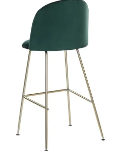 Fashion Beliani Baarituoli Sametti Smaragdinvihrea 2 Kpl Arcola
