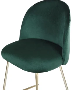 Fashion Beliani Baarituoli Sametti Smaragdinvihrea 2 Kpl Arcola