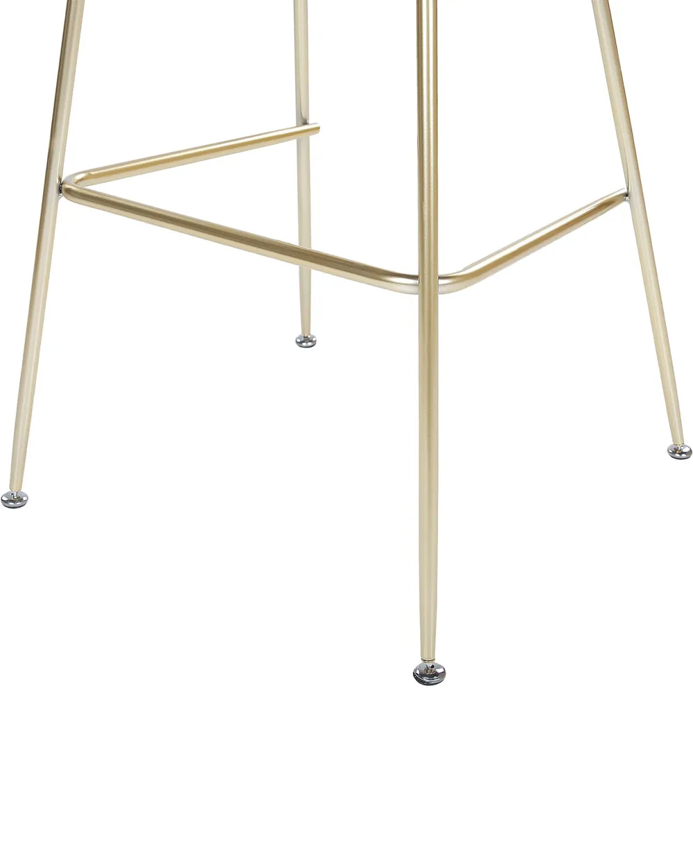 Tuolit<Beliani Baarituoli Sametti Vaaleanharmaa 2 Kpl Arcola