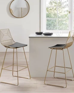 New Beliani Baarituoli Teras Kulta 2 Kpl Bisbee