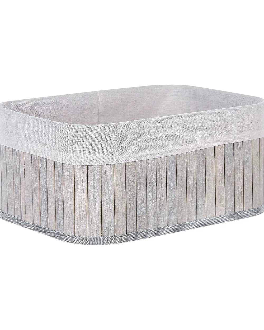 Säilytys<Beliani Bambukori Harmaa 5 Kpl Talpe