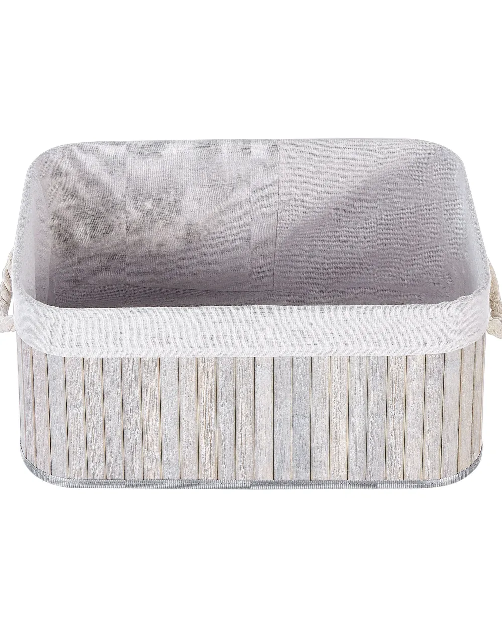 Säilytys<Beliani Bambukori Harmaa 5 Kpl Talpe