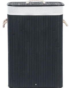 New Beliani Bambukori Musta 40 X 30 Cm Komari