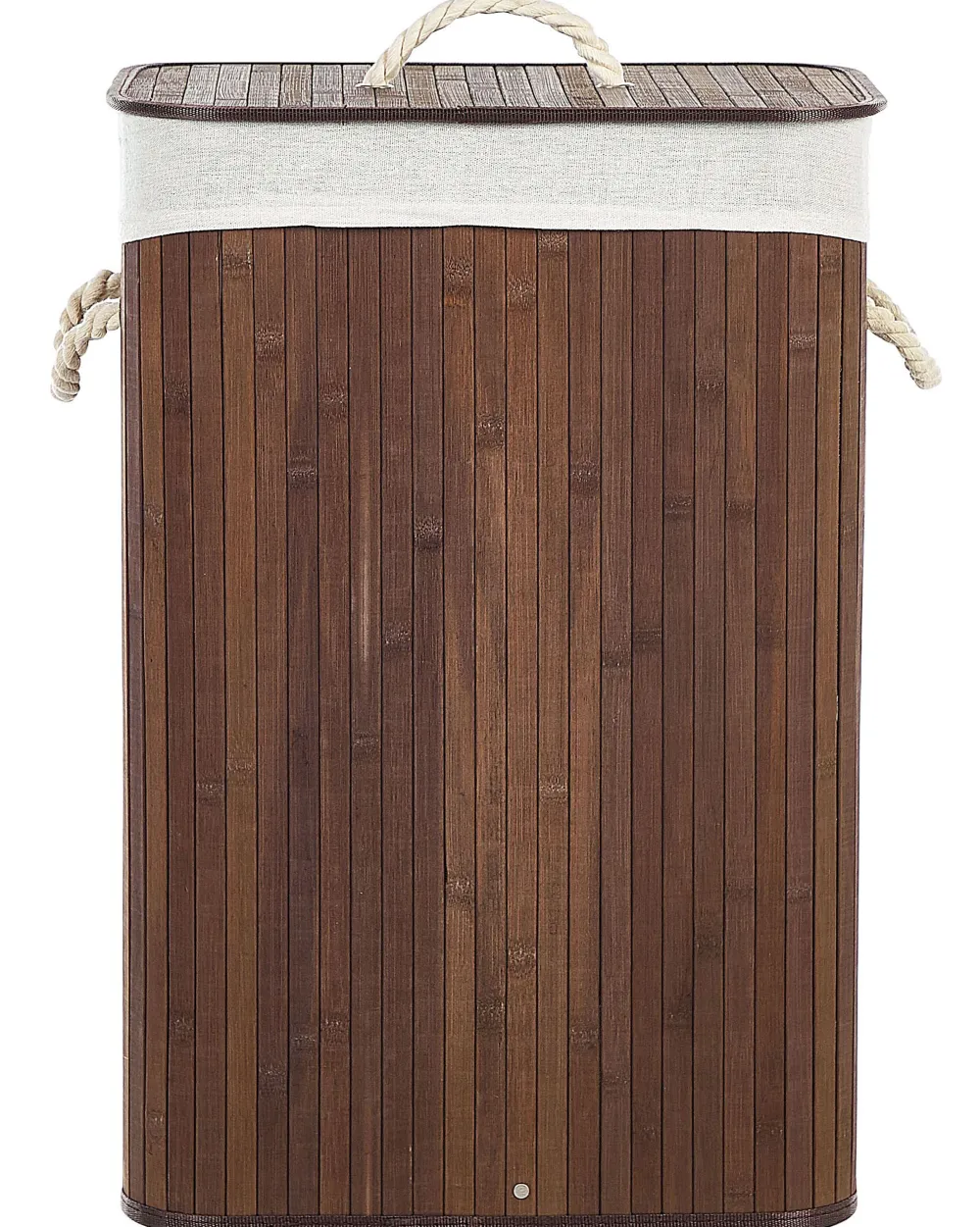 Säilytys<Beliani Bambukori Tumma Puu 40 X 30 Cm Komari