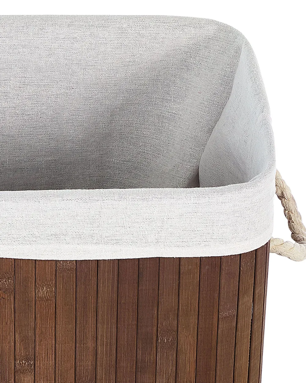 Säilytys<Beliani Bambukori Tumma Puu 40 X 30 Cm Komari