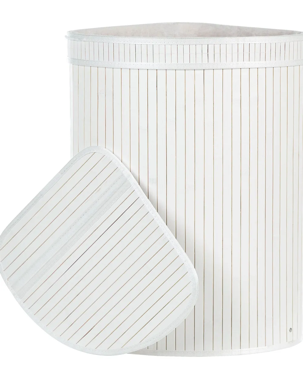 Säilytys<Beliani Bambukori Valkoinen 42 X 30 Cm Badulla