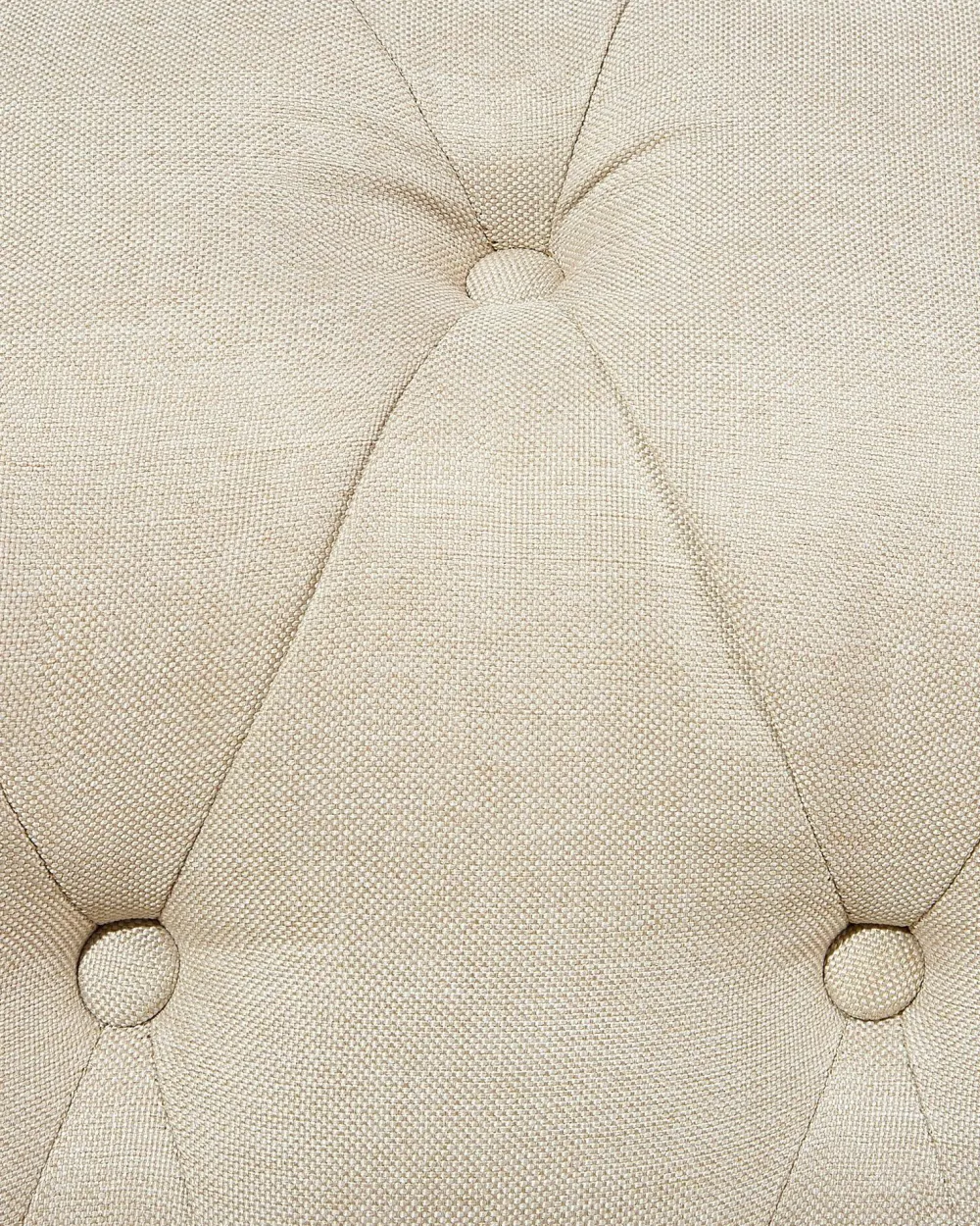 Nojatuolit<Beliani Beige Kangasverhoiltu Nojatuoli Chesterfield