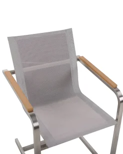 Ulkokalusteet<Beliani Beige Puutarhatuoli Setti 4 Kpl Cosoleto