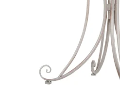 Cheap Beliani Bistropoyta Metalli Harmaa 71 Cm Cilento