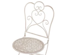 Online Beliani Bistropoytasetti Rauta Beige Trieste