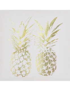 New Beliani Canvas-Taulu Vaaleanpunainen/Kulta 30 X 30 Cm 3 Kpl Apesika