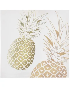 New Beliani Canvas-Taulu Vaaleanpunainen/Kulta 30 X 30 Cm 3 Kpl Apesika