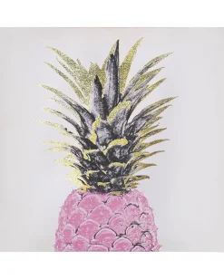 New Beliani Canvas-Taulu Vaaleanpunainen/Kulta 30 X 30 Cm 3 Kpl Apesika