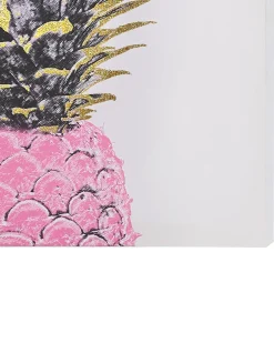 New Beliani Canvas-Taulu Vaaleanpunainen/Kulta 30 X 30 Cm 3 Kpl Apesika