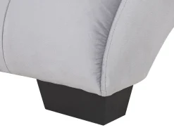 Discount Beliani Divaani Bluetooth-Kaiuttimella Ja Usb-Portilla Sametti Harmaa Simorre