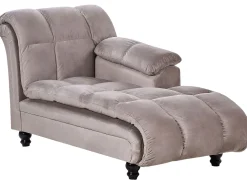 Sohvat<Beliani Divaani Kangas Ruskeanharmaa Lormont