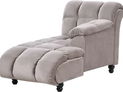 Sohvat<Beliani Divaani Kangas Ruskeanharmaa Lormont