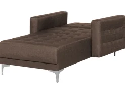 Shop Beliani Divaani Kangas Tummanruskea Aberdeen