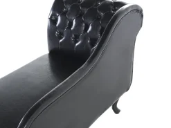 Shop Beliani Divaani Keinonahka Oikeak. Musta Nimes