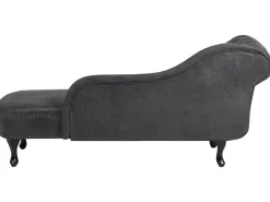 Clearance Beliani Divaani Keinonahka Vasenk. Tummanharmaa Nimes