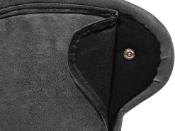 Clearance Beliani Divaani Keinonahka Vasenk. Tummanharmaa Nimes