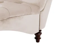 Best Sale Beliani Divaani Sametti Beige Muret