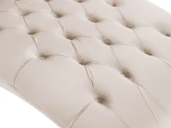 Best Sale Beliani Divaani Sametti Beige Muret