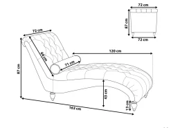 Best Sale Beliani Divaani Sametti Beige Muret