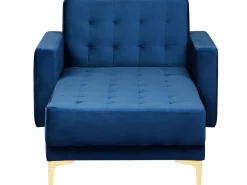 Sohvat<Beliani Divaani Sametti Laivastonsininen Aberdeen