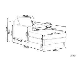 Sohvat<Beliani Divaani Sametti Laivastonsininen Gueret