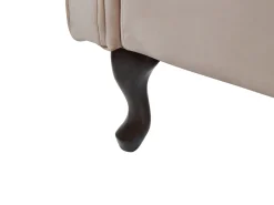 Outlet Beliani Divaani Sametti Oikeak. Beige Lattes