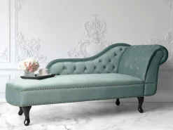 Sohvat<Beliani Divaani Sametti Oikeak. Mintunvihrea Nimes