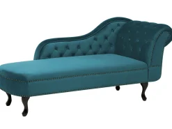 Sohvat<Beliani Divaani Sametti Oikeak. Sinivihrea Nimes