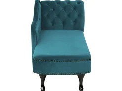 Sohvat<Beliani Divaani Sametti Oikeak. Sinivihrea Nimes