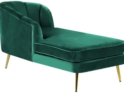 Sohvat<Beliani Divaani Sametti Oikeak. Smaragdinvihrea Allier