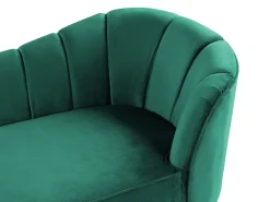 Sohvat<Beliani Divaani Sametti Oikeak. Smaragdinvihrea Allier