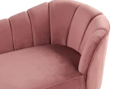 Hot Beliani Divaani Sametti Oikeak. Vaaleanpunainen Allier