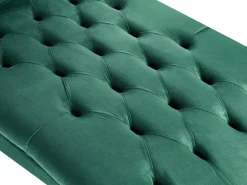 New Beliani Divaani Sametti Tummanvihrea Muret