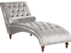 Sohvat<Beliani Divaani Sametti Vaaleanharmaa Muret