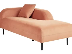 Sohvat<Beliani Divaani Sametti Vasenk. Persikka Le Crau