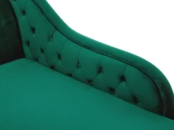 Sohvat<Beliani Divaani Sametti Vasenk. Vihrea Nimes