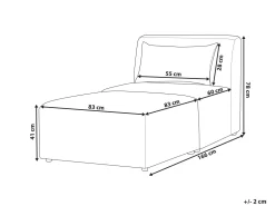 Cheap Beliani Divaani Vakosametti Tummanvihrea Lemvig