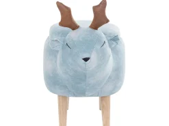 Lastenhuone<Beliani Elainjakkara Kangas Säilytystila Vaaleansininen 63 X 31 Cm Reindeer