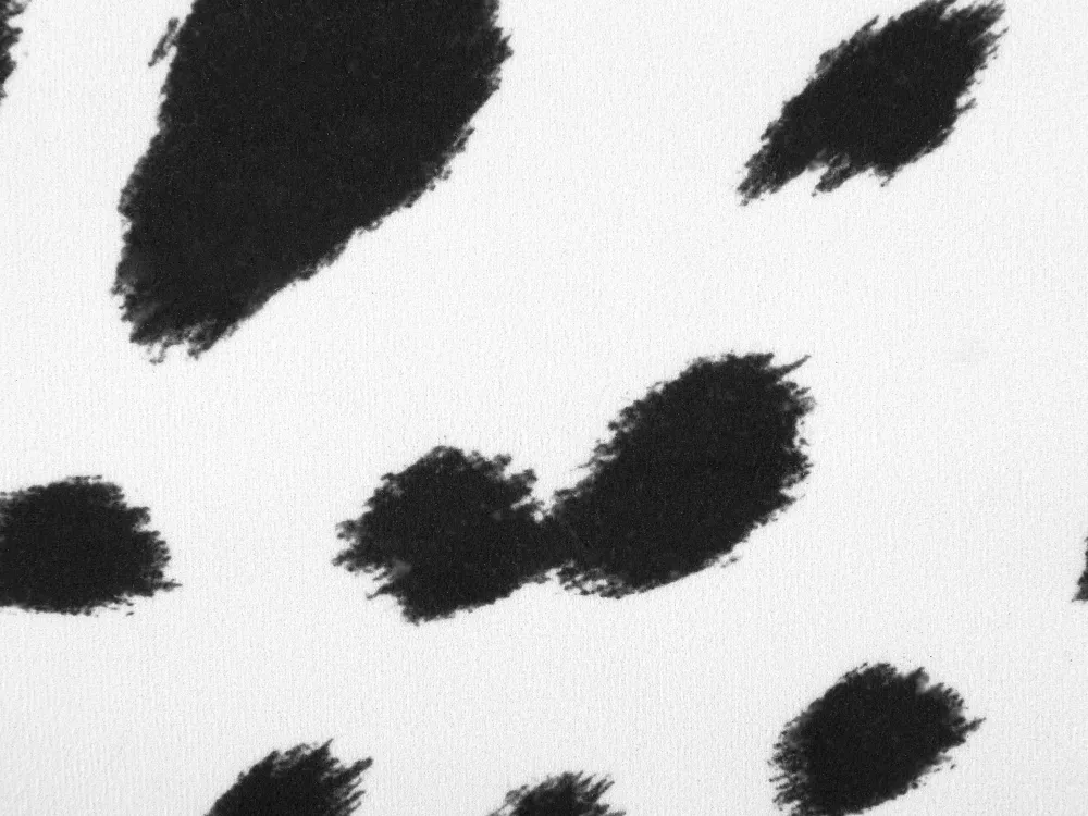 Lastenhuone<Beliani Elainjakkara Kangas Säilytystila Musta/Valkoinen 60 X 32 Cm Cow