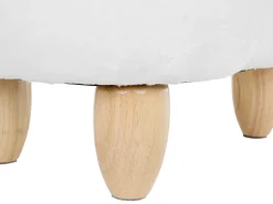 Flash Sale Beliani Elainjakkara Kangas Säilytystila Valkoinen 69 X 30 Cm Bear