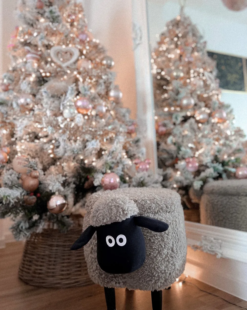 Lastenhuone<Beliani Elainjakkara Kangas Säilytystila Harmaa 55 X 35 Cm Sheep