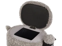 Lastenhuone<Beliani Elainjakkara Kangas Säilytystila Harmaa 55 X 35 Cm Sheep