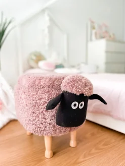 Best Beliani Elainjakkara Kangas Säilytystila Vaaleanpunainen 55 X 35 Cm Sheep